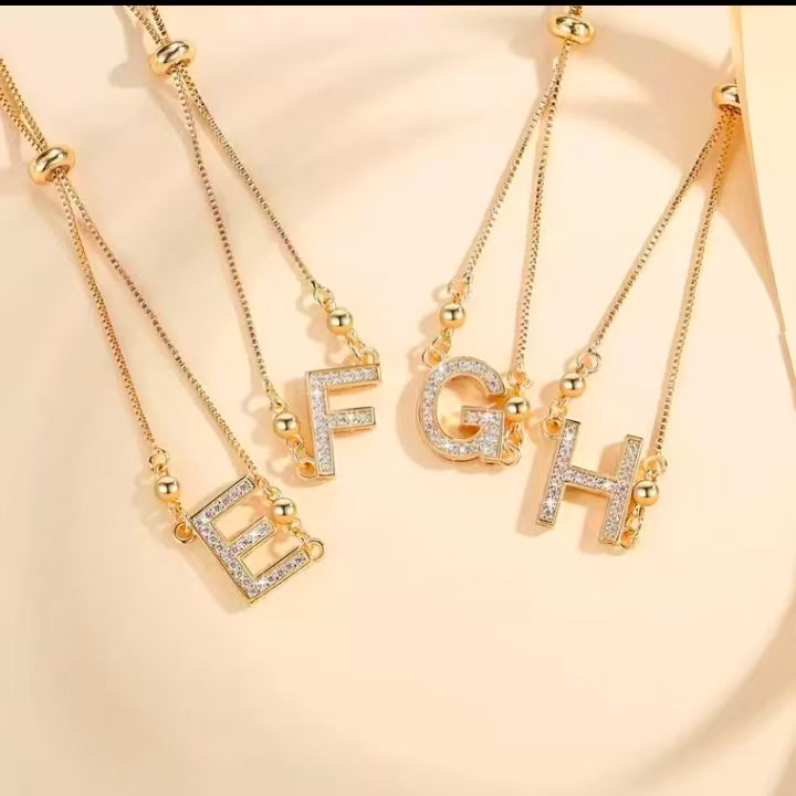 letter necklace